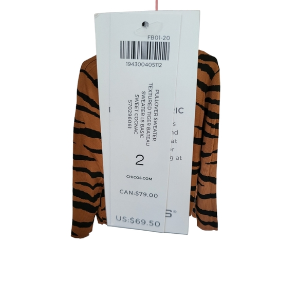 CHICO'S PULLOVER SWEATER - Picture 3 of 3